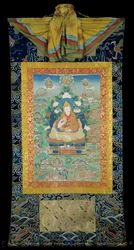 A descida do quinto Dalai Lama das terras puras
